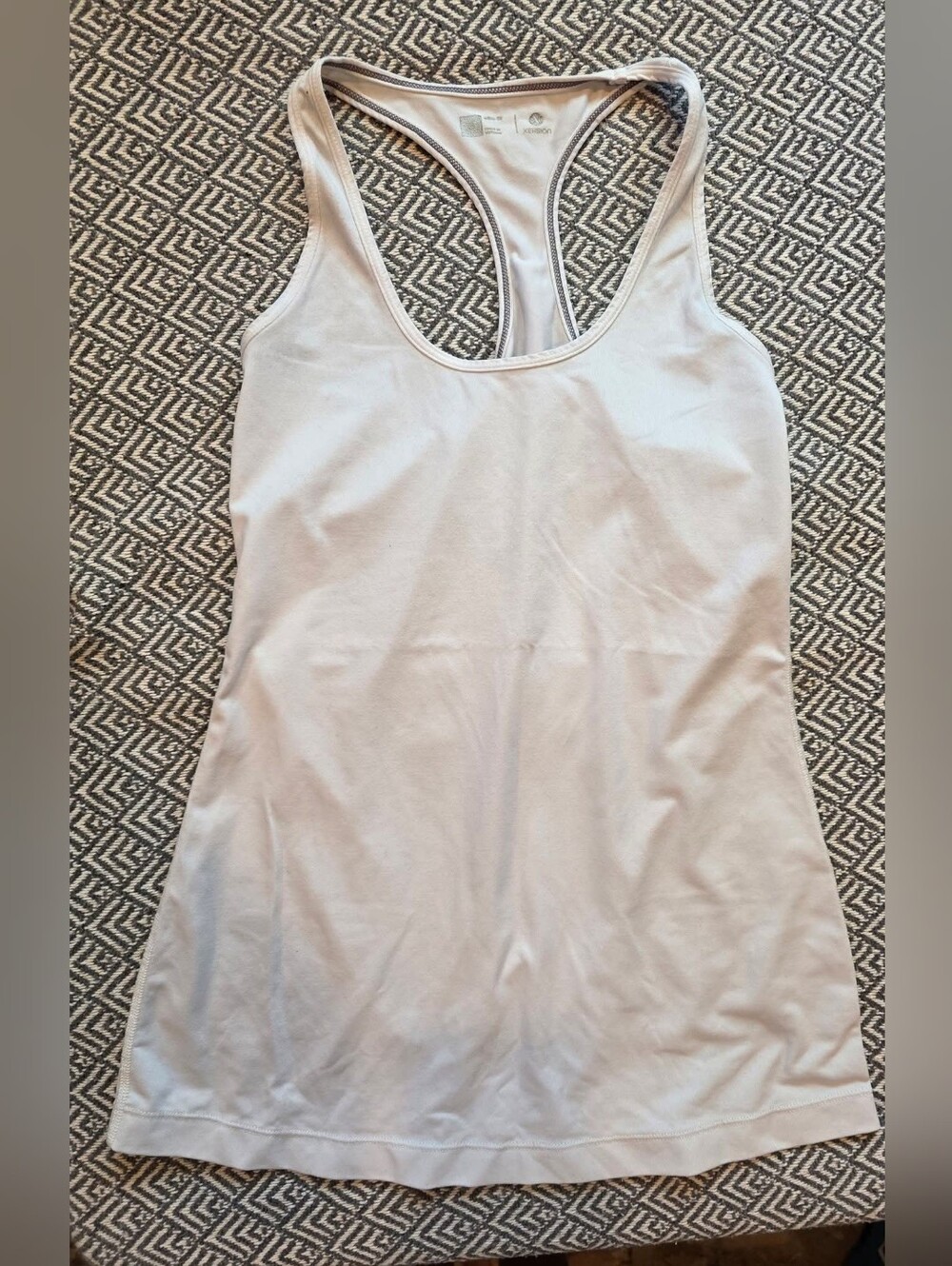 Women’s White Racerback Tank Top